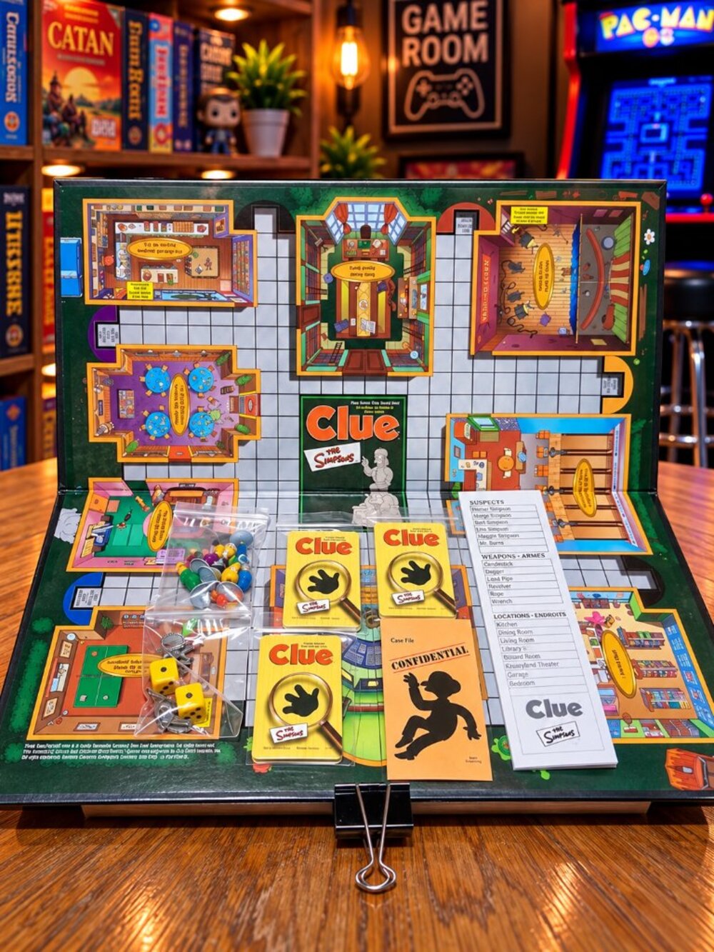 Vintage The Simpsons Clue Game 2nd Edition 2002